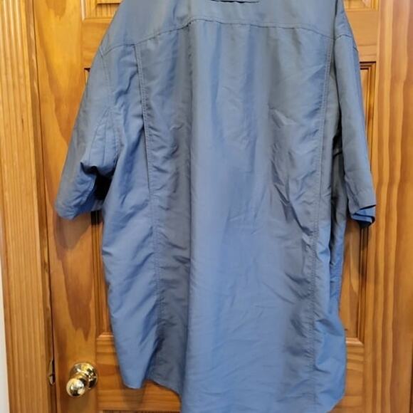 Duluth Trading Co  Men's short sleeve  blue   size 2XL Tall - Picture 2 of 8